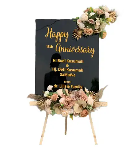 Papan Bunga Akrilik Tondangow