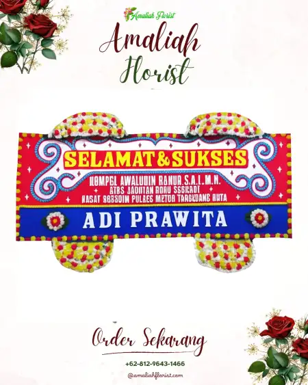 Papan Bunga Ucapan Selamat Tondangow